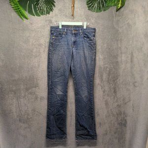 The Flirt Women Jeans Mid Rise Bootcut Leg Blue Medium Wash W:32 L:35